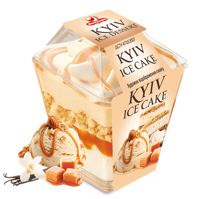 Морозиво-десерт «Kyiv Ice cake»