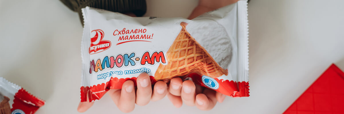 Купить мороженое от ТМ «Ласунка» Украина - стаканы, рожки, эскимо в каталоге компании