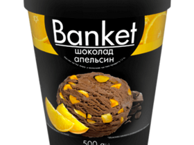 Мороженое «BANKET» шоколад-апельсин