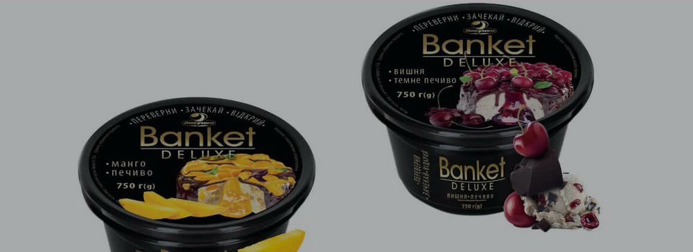 Новинка! Торт-мороженое BANKET DELUXE