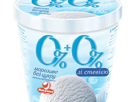 Мороженое «0%+0%» со стевией