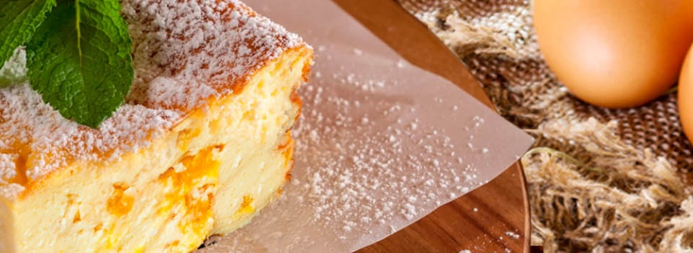 Творожная запеканка на сковороде