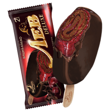 Мороженое Лев DELUXE с вишней