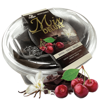 Мороженое «Mix Deluxe» ваниль-какао-вишня - ТМ Ласунка