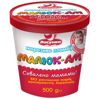 Пломбир «Малюк-Ам» в картонном ведерке