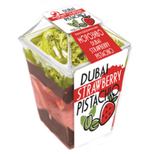 Морозиво-десерт «Dubai strawberry-pіstachio»