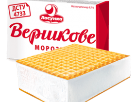 Морозиво «Вершкове» у вафельному брикеті