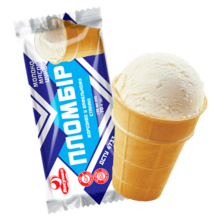 Морозиво «Пломбір» у вафельному стаканчику