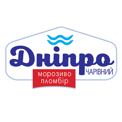 Морозиво пломбір «Дніпро чарівний» на печиві з дропсами та родзинками