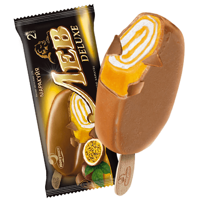 Морозиво Лев DELUXE маракуйя