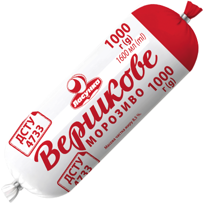 Морозиво «Вершкове» вагове, 1000 г