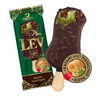 Морозиво «LEV» - Dream of DUBAI CHOCOLATE!