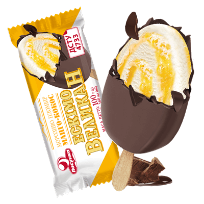 Морозиво «Ескімо ВеликаН» з манго та кокосом